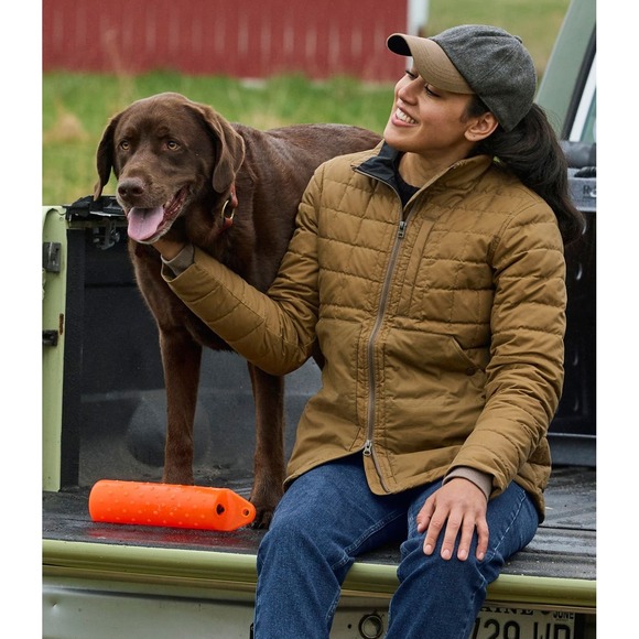 L.L.Bean Upcountry Waxed Cotton Down Jacket Women's 1X NWT British Millerain - Picture 3 of 10